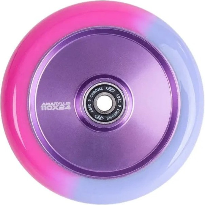 Колесо TECH TEAM для самоката X-Treme 110*24мм, Amarillis, purple-pink NN010620